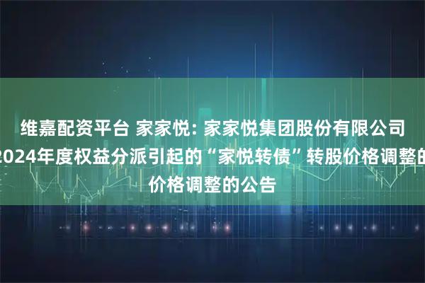 维嘉配资平台 家家悦: 家家悦集团股份有限公司关于2024年度权益分派引起的“家悦转债”转股价格调整的公告